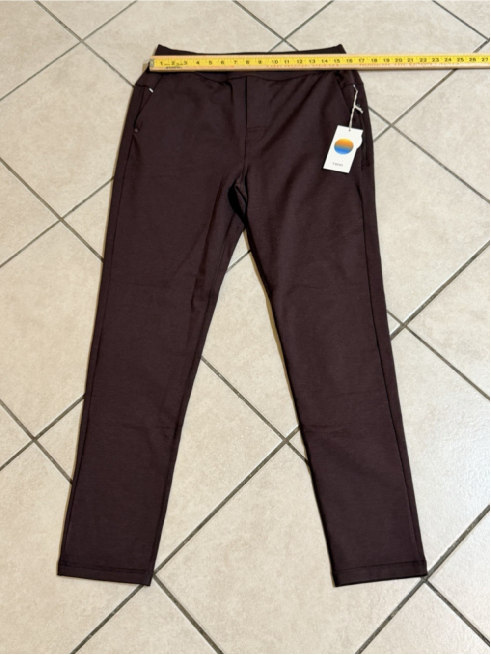 VUORI CORONADO PANT 29” MAHOGANY HEATHER COLOR SIZE MEDIUM - Picture 3 of 7